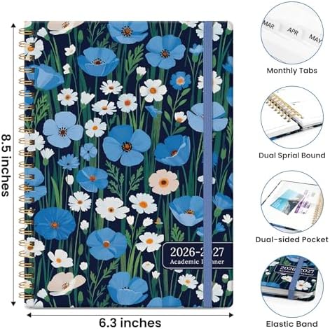 ZOTIA Planner 2026-2027 Jul 2026-Jun 2027 Academic Monthly & Weekly Planner