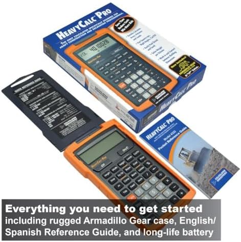 Calculated Industries 4325 HeavyCalc Pro Construction Math Calculator