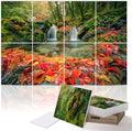 PINWELIFE® Masterpiece Acoustic Art Panels, 8-Pack 12"×16" Sound Absorbing Panels, Decorative Acoustic Wall Art, Noise and Echo Cancelling for Home Studio/Office, Nano Tape Included