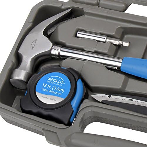 Apollo Tools 39 Piece General Household Tool Set, Blue DT9706 BL