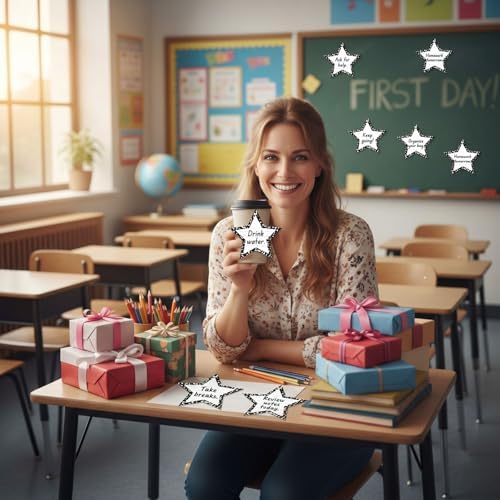Cute Star Sticky Notes Teacher Note Pad Back to School Supply Gift