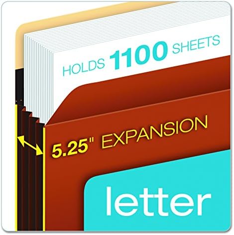 Globe Weis Pendaflex Expanding File Pockets, Brown (PFXC1536GHD)