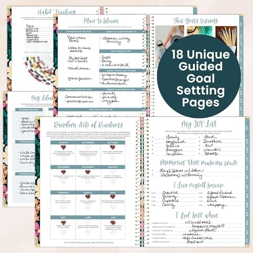 bloom daily planners HARDCOVER Planner 2026-2027 (8.5" x 11") Academic Year (July 2026 - July 2027) - 13 Months Task Goal Planner for Women - Monthly & Weekly Agenda Book - Blooming Wildly