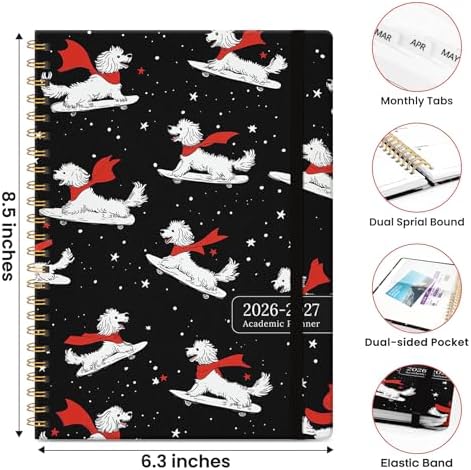 ZOTIA Planner 2026-2027 Weekly & Monthly Calendar Planner Jul 2026-Jun 2027