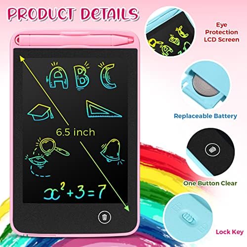 Zhehao 12 Pcs LCD Writing Tablet for Kid 6.5'' Doodle Board Drawing Tablet
