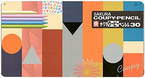 Sakura Craypas FY30NU Coupy Colored Pencils, 30 Colors, Color On Color