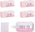 Tombow CT-CM5C80-5P MONO Mono Pocket Correction Tape, Tape Width 0.2 inches (5 mm) x 13.1 ft (4 m), Pink, 5 Pieces