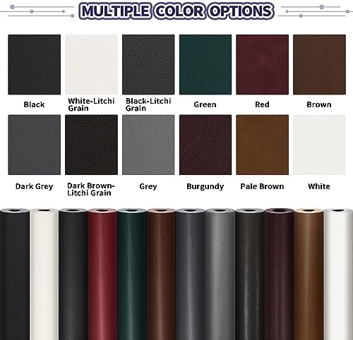 Besezx Leather Repair Patch Tape Kit, Self Adhesive Leather Repair for Furniture, Couch, Sofa, Car Seats,Office Chair,Vinyl Repair Kit.30inx16in