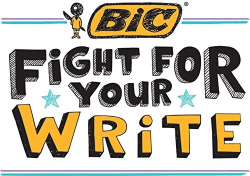 BIC Round Stic Xtra Precision Fine Blue Ballpoint Pens, 12-Count Pack
