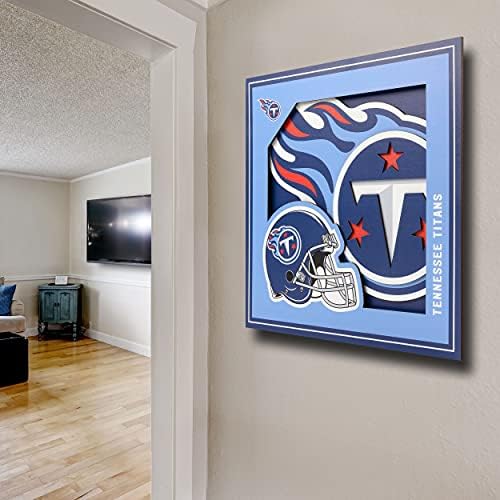 YouTheFan NFL Tennessee Titans 3D Logo Series Wall Art