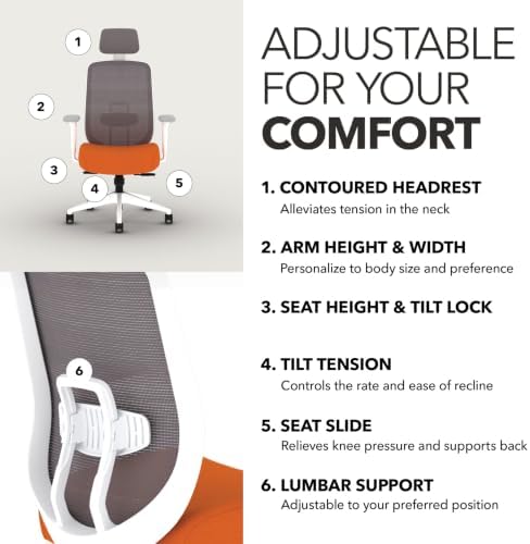 HON Altern Ergonomic Office Chair, Office Desk Computer Chair, Apricot