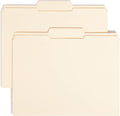 Smead File Folder, Reinforced 1/3-Cut Tab, Center Position, Letter Size, Manila, 100 per Box (10336)
