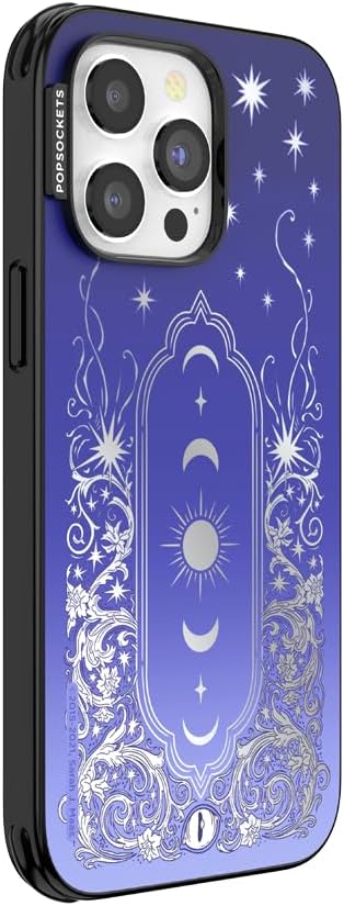 PopSockets iPhone 14 Pro Max Phone Case with MagSafe, Wireless Charging Compatible, Bookish - Mirror Curse Breaker
