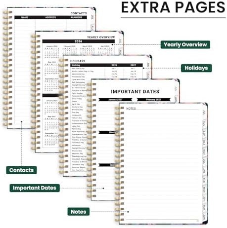 ZOTIA Planner 2026-2027 Weekly & Monthly Calendar Planner Jul 2026-Jun 2027