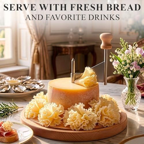 Cheese Curler for Making Rose-Shaped Cuts, Stainless Steel Blade