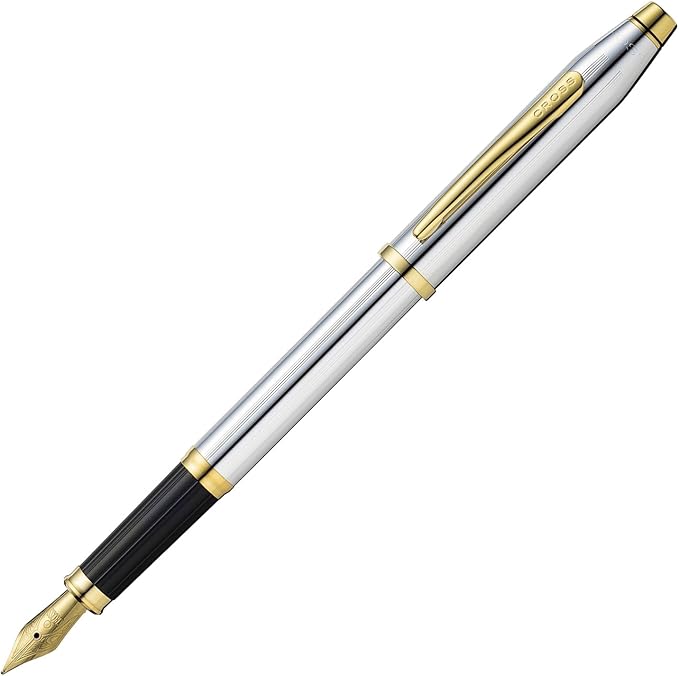 Cross Century II Refillable Fountain Presented in a Luxury Gift Box - Medium Point, Black Ink, Medalist