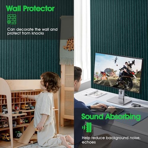 Large Felt Bulletin Board 48" x 24", Forest Green