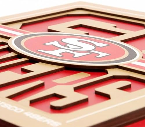 YouTheFan NFL San Francisco 49ers Slogan Series 3D Wall Art