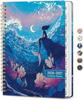 Large Planner 2026-2027, A4 (8.5" x 11") Hardcover Weekly & Monthly Planner July 2026 - June 2027 with Monthly Tabs, Academic Planner for School, Work and Office, Crescent Mermaid