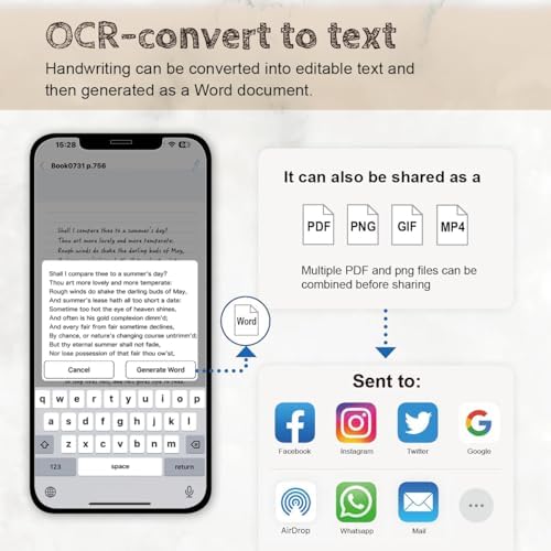 Ophaya Smart Pen Smart Digital Notebook and Board Writing Set
