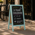 Ilyapa A Frame Chalk Board Easel Sign 40x20 in - Sandwich Signs Outdoor