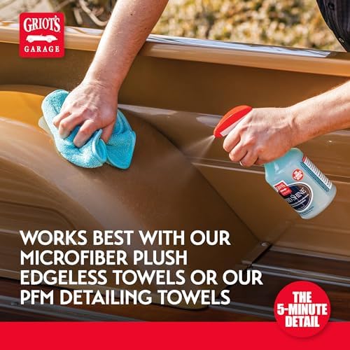 Griot's Garage Speed Shine for Car Detailing, Quick Detailer for All Exterior Surfaces, Trim and Wheels, Provides a Glossy Finish, 10950, 22 oz