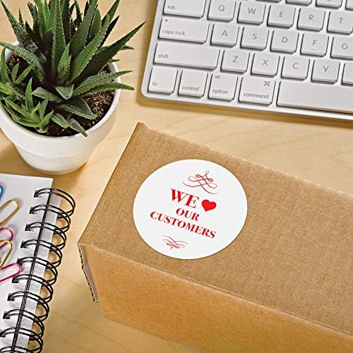 Avery Round Printable Labels, 2.5" Diameter, Matte White, Sure Feed Technology, Laser & Inkjet Compatible, 300 Blank Labels, Great for Branding, Packages, School Supplies,and More (5294) (Pack of 10)