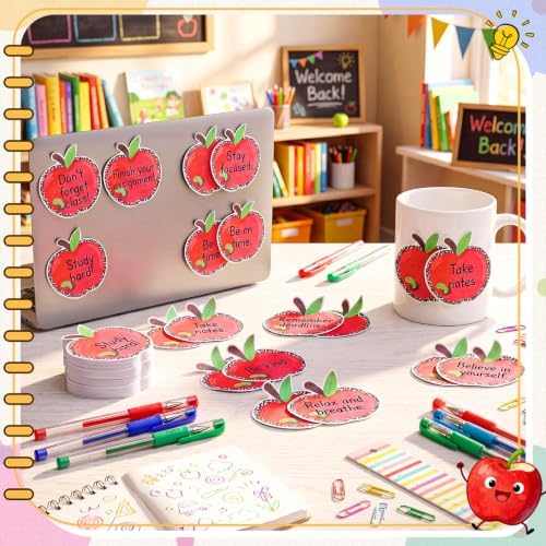 Apple Sticky Notes Cute Note Pads Teacher Back to School Gifts