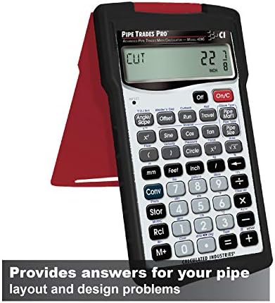 Calculated Industries 4095 Pipe Trades Math Calculator Tool & Swanson TL043M 9-Inch Savage Magnetic Torpedo Level