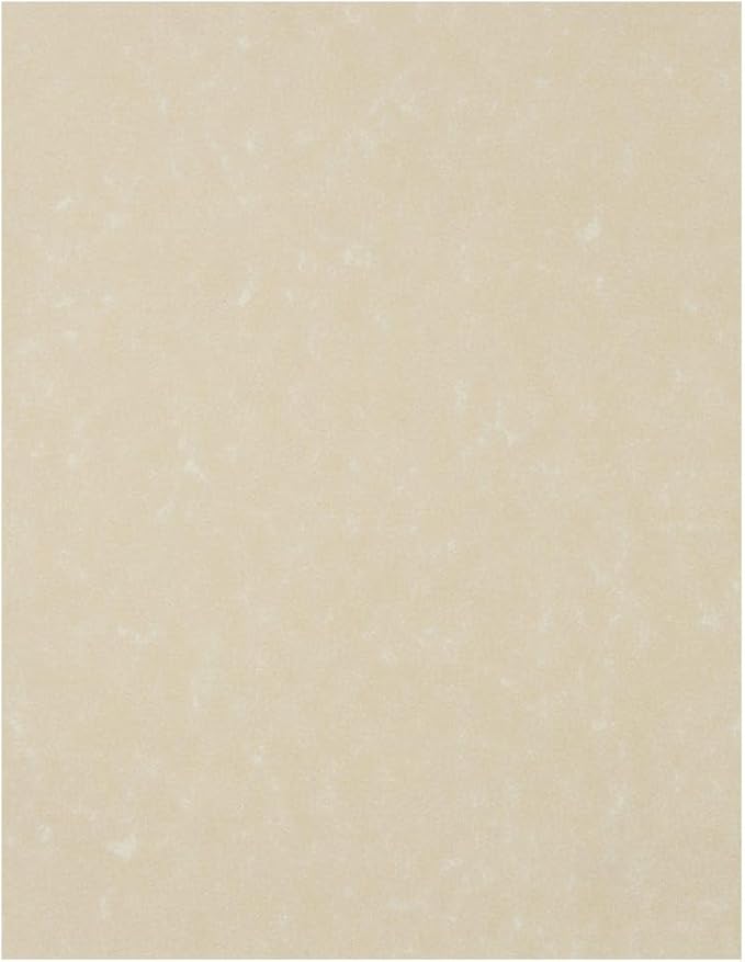 LUXPaper 8.5" x 11" Paper | Letter Size | Cream Parchment | 60lb. Text | 1,000 Qty