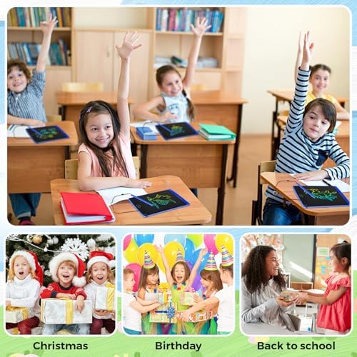 Zhehao 32 Pcs LCD Writing Tablet for Kids 8.5" Erasable Doodle Board