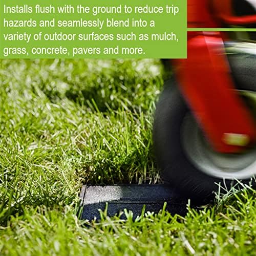 Legrand Wiremold XB814C520BK 2-Gang Outdoor Weatherproof Ground Box Assembly, 20 Amp Duplex Receptacles, Black (1 Pack)
