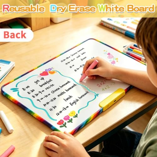 16 Inch 2-in-1 LCD Writing Tablet，LCD Drawing Side + Magnetic Whiteboard