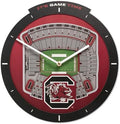 YouTheFan NCAA South Carolina Gamecocks StadiumView 3D Wall Clock