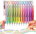 36 Colors Erasable Gel Pens, 2025 Upgraded Retractable Colored Pen with Fine 0.7mm Tip, Multi Color Nurse pens, Erasable Pens Multicolor for Office, School Supplies (24 colors)