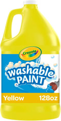 Crayola Washable Paint For Kids - Yellow (1 Gallon), Kids Arts And Crafts Supplies, Non Toxic, Bulk