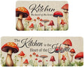 Kitchen Rugs and Mats Set of 2,Floor Mats for Home Kitchen Decor Mat
