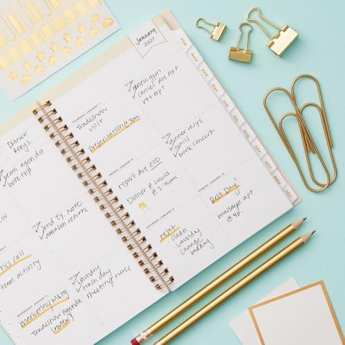 Blue Sky Day Designer 2027 Weekly & Monthly Planner 5"x8", Coming Up Roses