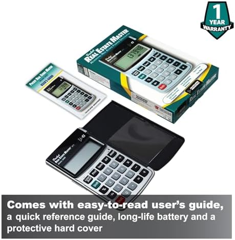 Calculated Industries 3400 Pocket Real Estate Master Financial Calculator