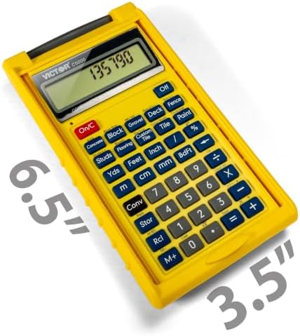 Victor C5000 Advanced Construction Calculator with Protective Case
