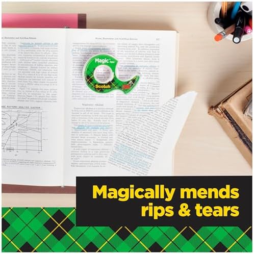 Scotch Magic Greener Tape, 0.75 in .x 900 in., 6 Rolls