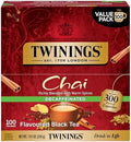 Twinings Decaffeinated Chai Spiced Black Tea Bags, 100 CT Box (1 Pack)