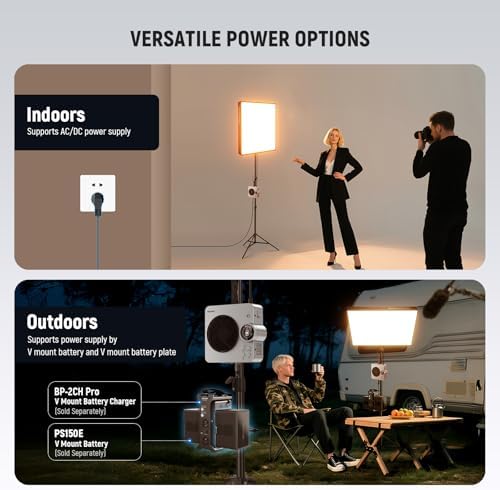 NEEWER Pro 200W Flexible LED Video Light, Studio RGB Panel Light Mat Kit with Softbox APP/2.4G/DMX Control 2500-10000K 25000lux/0.5m CRI95+, Key Lighting for Live Streaming Video Recording, AF200C
