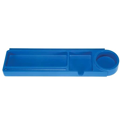 Really Good Stuff 6-Pack Deluxe Desktop Prop & Park Tray | Ages 5+, Kindergarten+, With Adhesive Grip & Separate Components for Optimal Storage