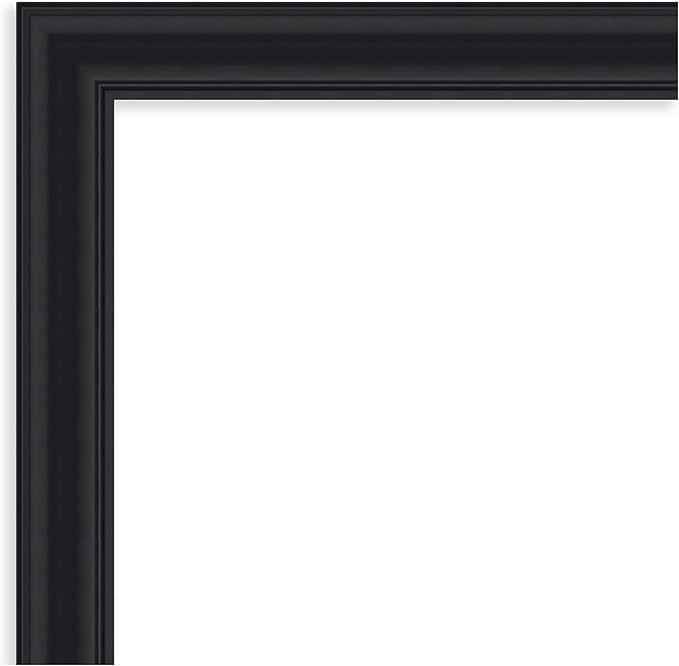 Amanti Art Black Framed Magnetic Board 20x20 Small Vision Board for use with Magnets, 100% Metal Sheet to Display Items as Office Decor or for Home Organization in mudroom, Kitchen or Kids Room