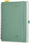 POPRUN 2027 Planner, 6.75" x 8.5" Weekly Calendar Book, Day Planner 2027