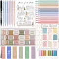 HRFGWDD 43-Piece Bible Study Supplies, Bible Journaling Kit with Pens