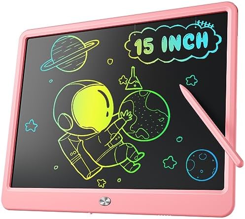 Kidopire LCD Writing Tablet for Kids, 15 Inch Doodle Board, Kid Drawing Pad