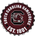 foco NCAA Team Logo Metal Bottle Cap Hanging Wall Sign