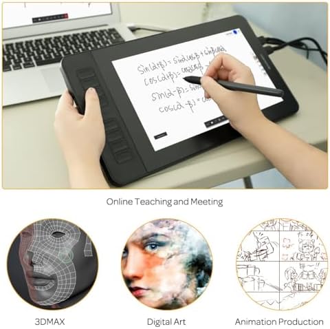 GAOMON PD1161 11.6" Drawing Tablet with Screen, Tilt & 8 Keys, Portable